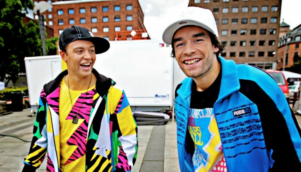 Erik (t.h.) og Kriss (Erik Mortvedt og Kristoffer Chaka Bwanausi Tømmerbakke) kan ta hjem to priser i årets MTV European Music Award.