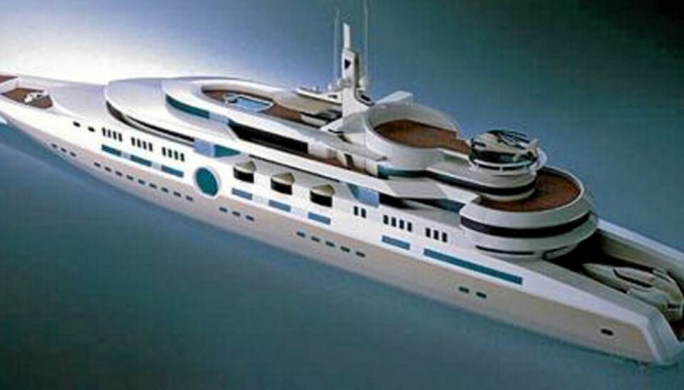 VERDENS STØRSTE: Når denne er ferdigstilt kan Chelsea-eier Roman Abramovich skryte på seg tittelen.