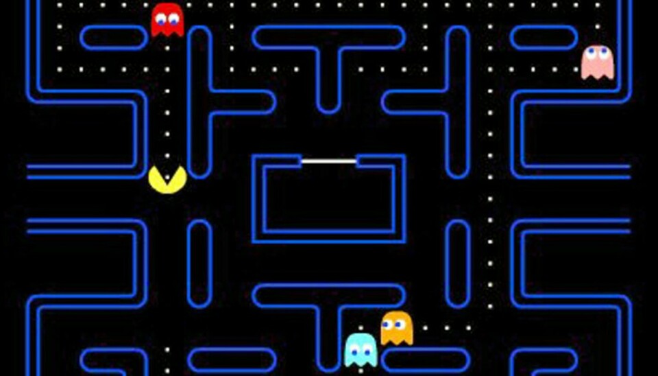 STRESSENDE: Pac-man må vel sies å være et av de mest stressende spillene som har sett dagens lys.