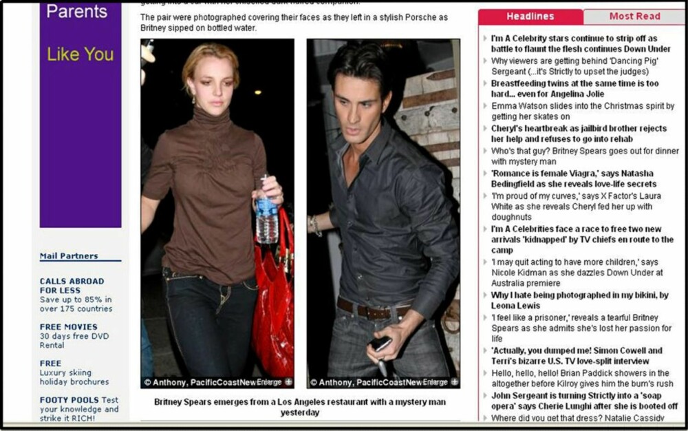 Det virket ikke som om Britney og Marcos middagsavtale hadde vært en romantisk date. Snarere så det ut som om om de hadde hatt en alvorlig samtale.