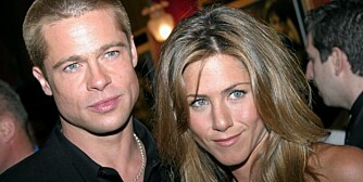 DEN GANG DA: Brad Pitt og Jennifer Aniston var Hollywoods yndlingspar, til Angelina Jolie kom og "gjorde noe ufint"...