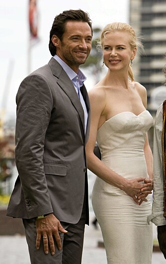 Hugh Jackman og Nicole Kidman promoverte denne uken filmen Australia.