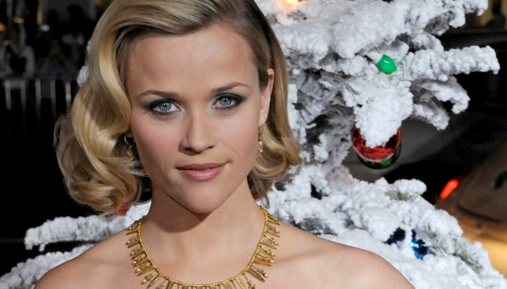 NATURLIG VAKKER: Reese Witherspoon har sminket seg naturlig vakker, og håret hennes er rett og slett lekkert.