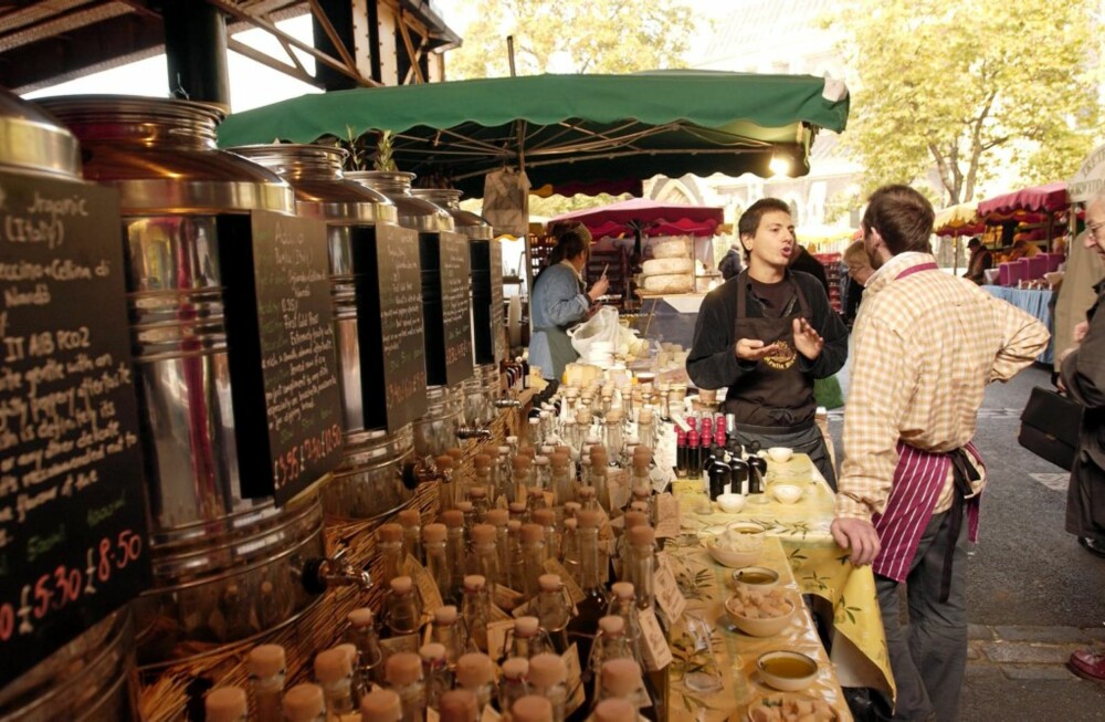 MATOPPLEVELSE: Borough Market er en opplevelse for ganen.