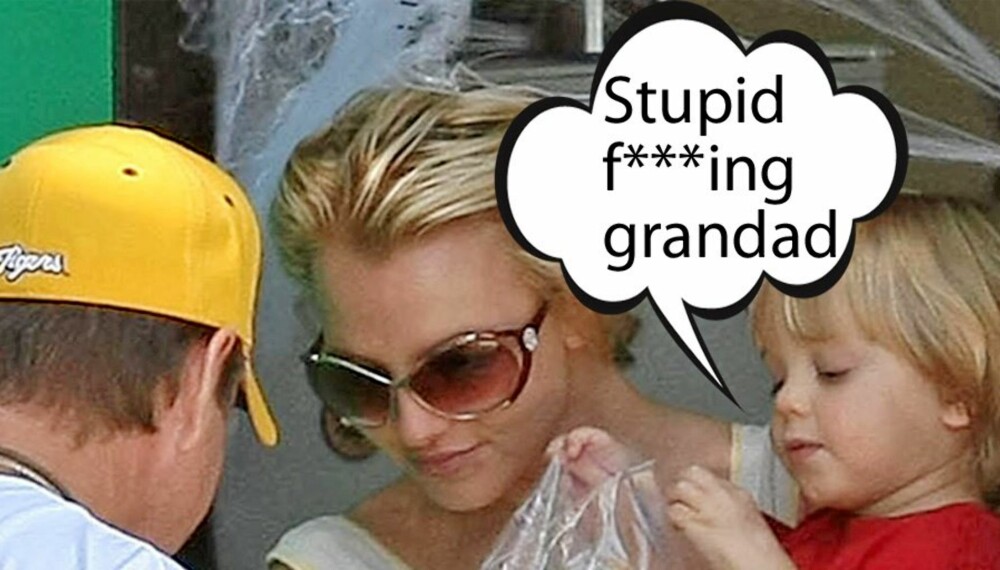 Britney henter sønnene Sean Preston og Jayden James i barnehagen under lovpålagt overoppsyn av pappa Jamie.