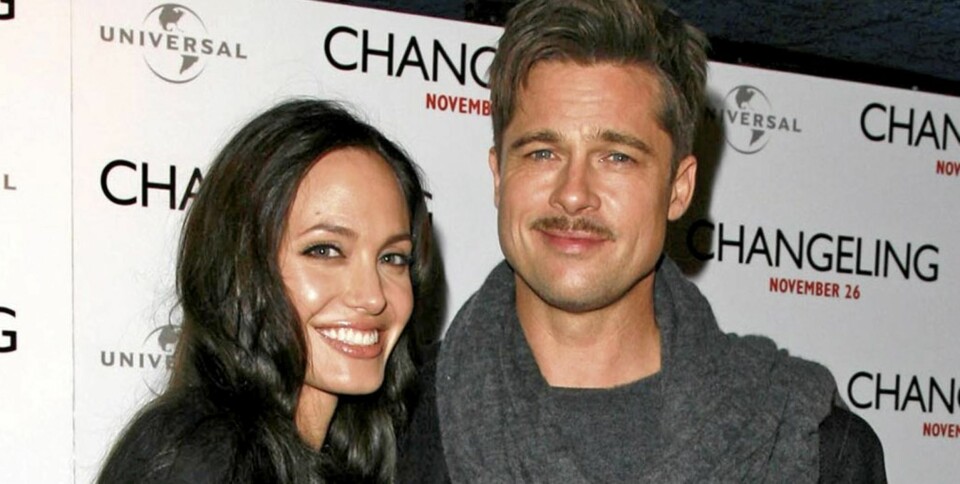 Angelina Jolie og Brad Pitt.