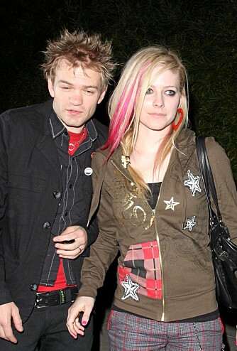 Avril Lavigne og Deryck Whibley.