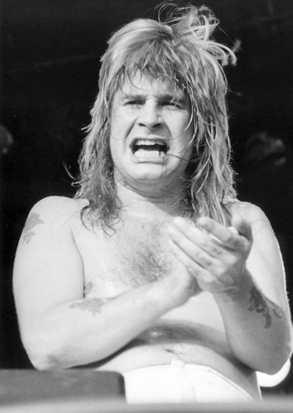 Blond og lubben Ozzy i 1981