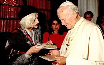 Det var stas å møte paven, da pave Johannes Paul 2. besøkte Oslo i 1989.