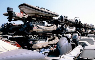 HURTIGGÅENDE: Rib-er med store motorer dominerer blant de beslaglagte båtene.