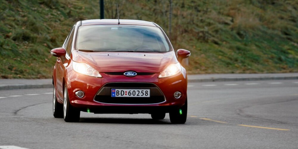 VÅR FAVORITT: Ford Fiesta stikker av med en knepen seier foran Mini i småbilklassen.