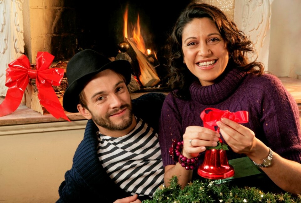 Yasmin Syed og Kåre Magnus Bergh blir å treffe på TV-skjermen i NRKs 'Julemorgen'.