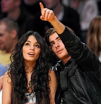PÅ STJERNEHIMMELEN: Kjæresteparet Vanessa Hudgens og Zac Efron ble verdensstjerner etter "High School Musical"-filmene