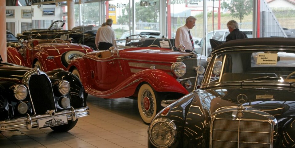 DYR MORO: Prisene på bilene kan nå helt opp til 12-13 millioner kroner.