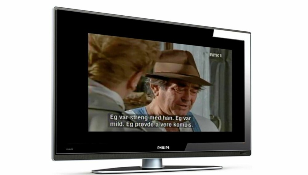 Denne TV-en lyser opp bakveggen ved hjelp av Philips Ambilight-teknologi, men bare på sidene og ikke hele veien rundt som på de litt mer avanserte modellene. Denne TV-en lyser opp bakveggen ved hjelp av Philips Ambilight-teknologi, men bare på sidene og ikke hele veien rundt som på de litt mer avanserte modellene.