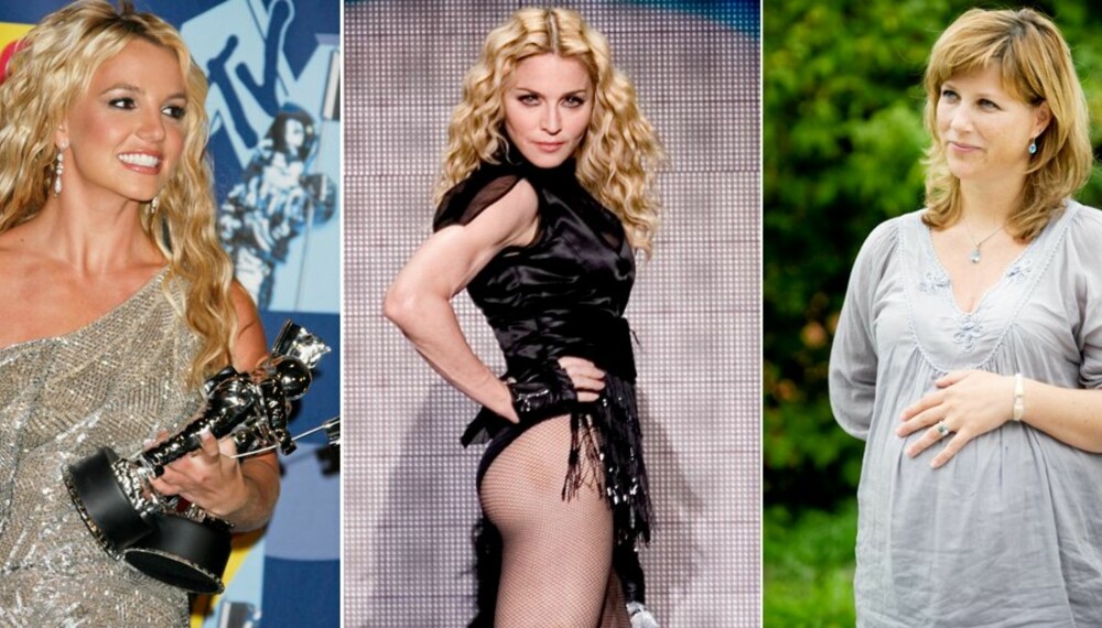 TRAVELT ÅR: Både Britney Spears, Madonna og prinsesse Märtha har vært mye omtalt i pressen i 2008.