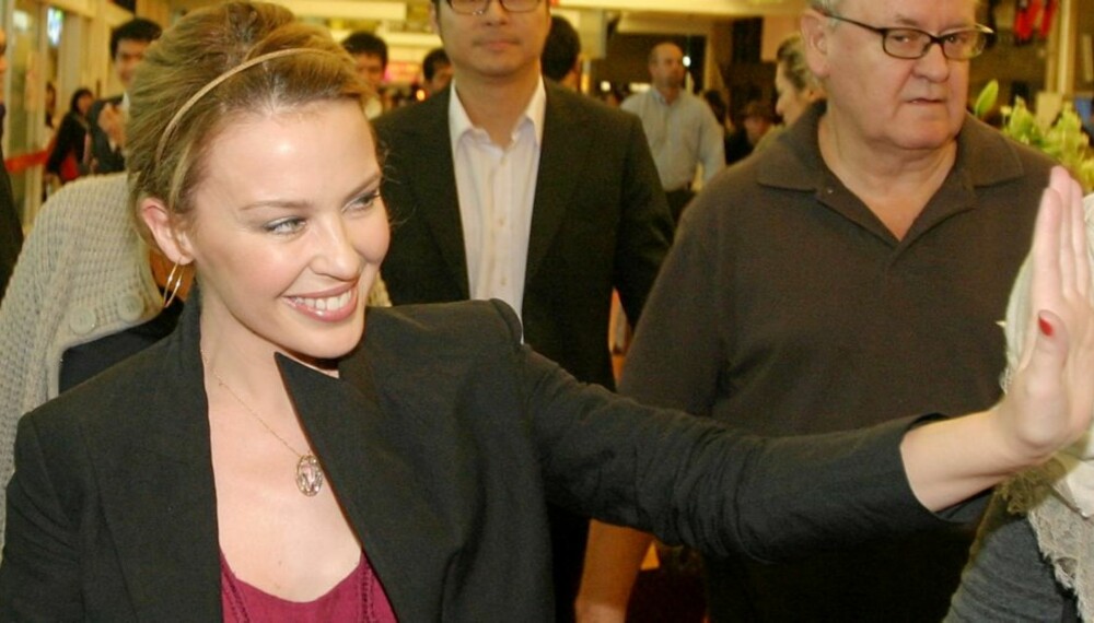 SKIFERIE: Kylie Minogue tok med sin nye modellflørt til alpene.