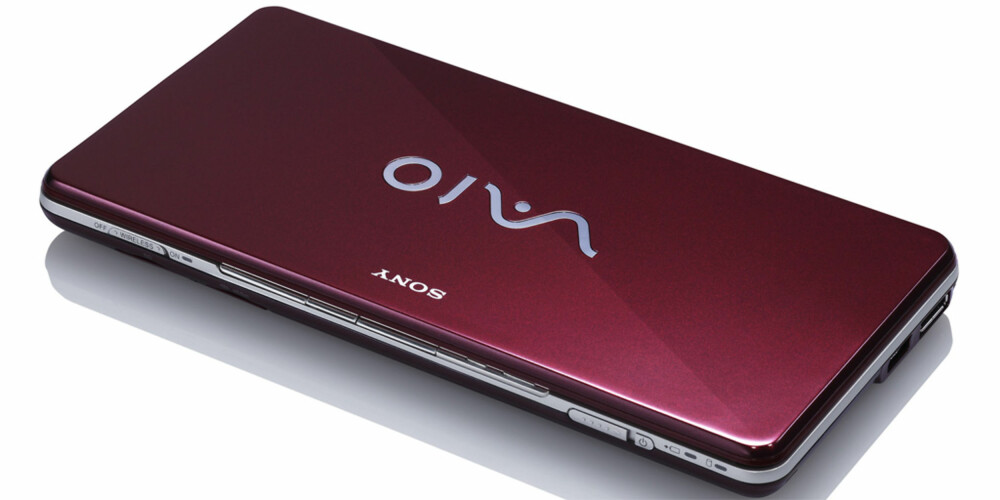 AVLANG: Sonys nye Vaio skiller seg fra mengden med sin rektangulære form.