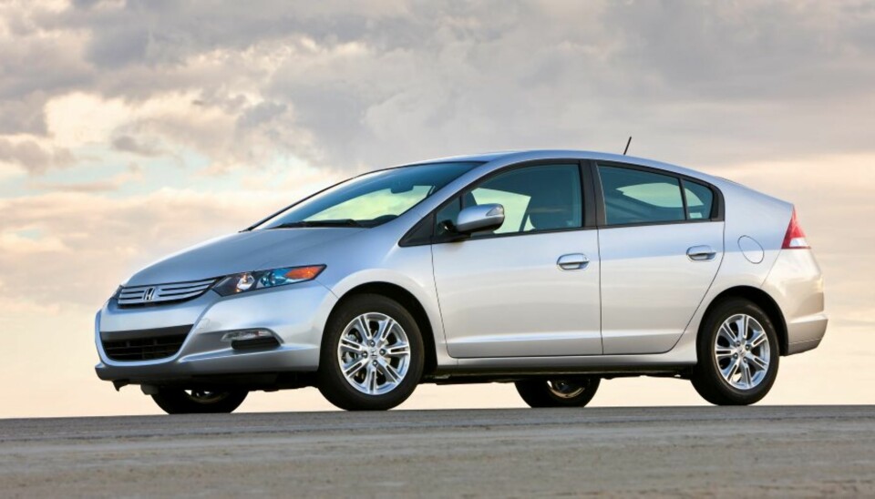 Hybrid: Slik ser Hondas nye hybridbil, Insight, ut. Bilen får verdenspremierie under den internasjonale bilmessen (NAIAS) i Detroit. Honda insight 2009