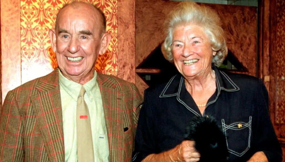LYKKELIGE: Max og Tikken Manus var gift i nesten 50 år. Her i 1995, året før han døde.