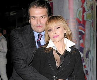 2008: Brittany Murphy og Simon Monjack poserer for fotogtafene.