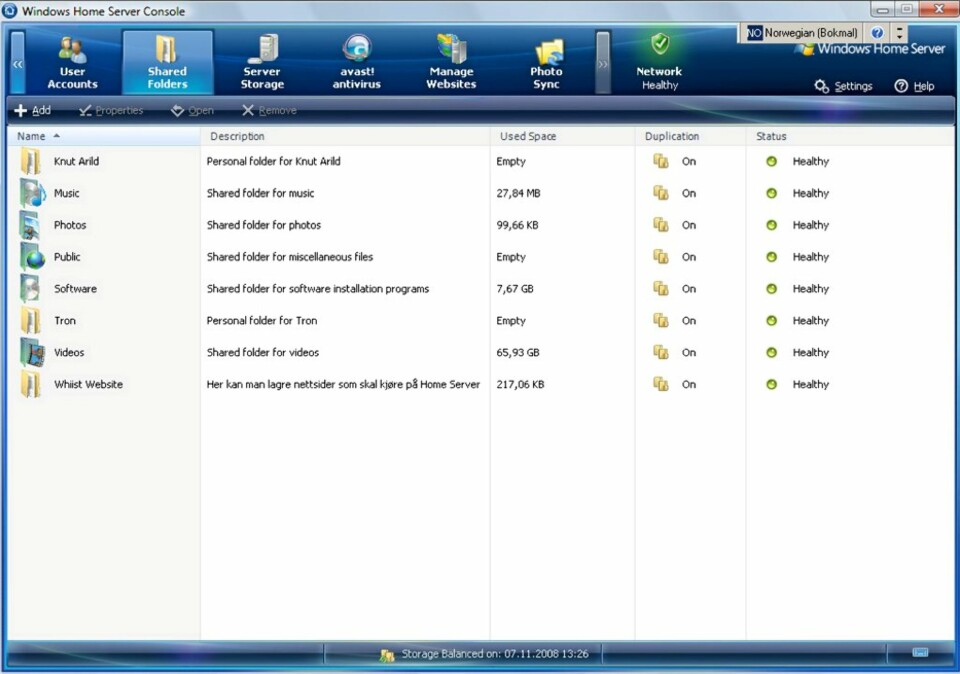 TILLEGG: Atom-serveren kjører Windows Home Server med diverse Add-ins helt uten problemer.