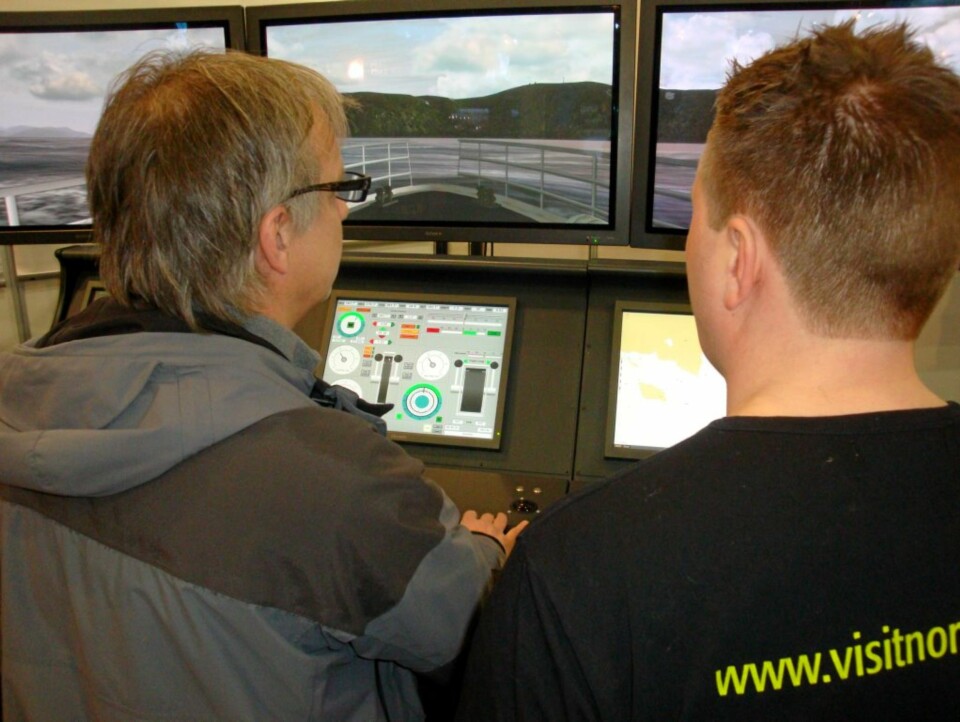 MORO: Vi Menns Ola Haug får veiledning av Runar Johnsen fra Destinasjon 71°.