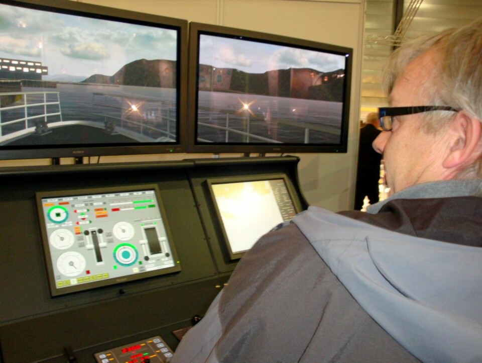 OPS: Ola følger med og svinger unna etter fyrlyktenes signaler!