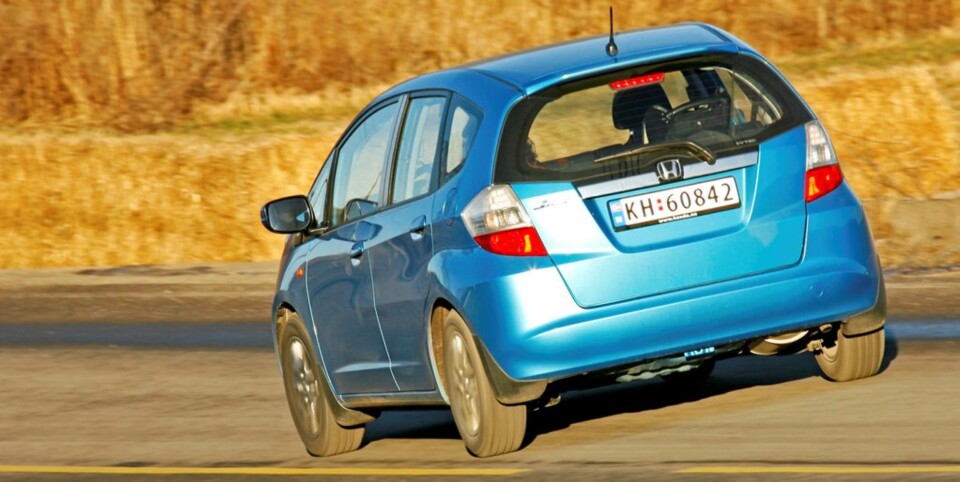 HONDA FITTA: I Europa heter Jazz. selv om det kanskje ikke svinger like mye av det, men...