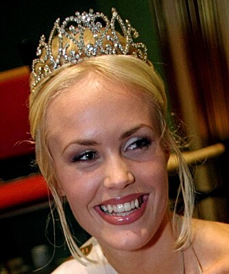 BLE MISS NORWAY: Anette Haukaas ble sammen med Ole som 17-åring. Hun vant senere "Miss Norway".