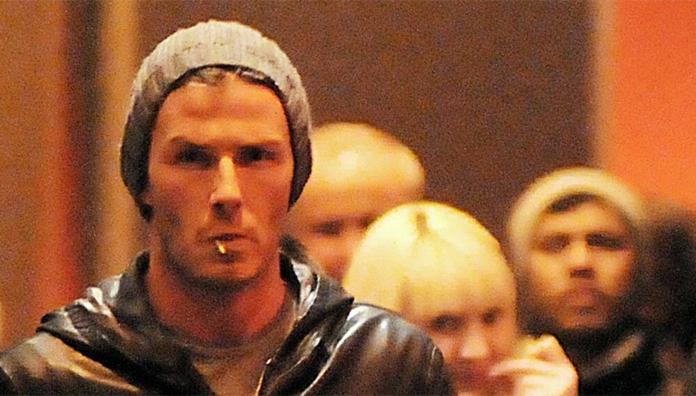 TØFFING: Noen som har lagt merke til at David Beckham er blitt litt tøffere i trynet den siste tiden?