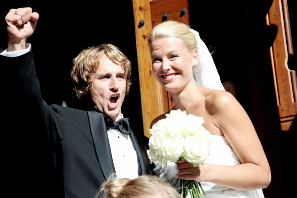 GIFTEMÅL: Bryllupet til Daniel Franck og Vibeke Klemetsen.