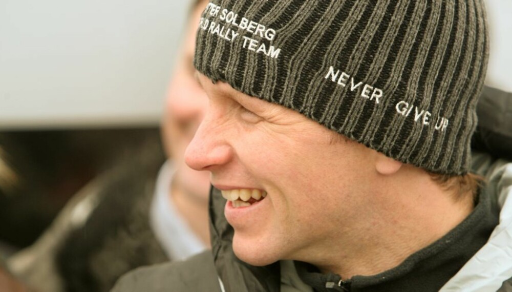 VIKTIG MOTTO: ""Never give up"", står det på teamluene. I Petter Solbergs ånd!