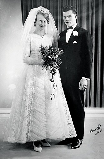 I juli 1964 sto bryllupet i lukket kirke.