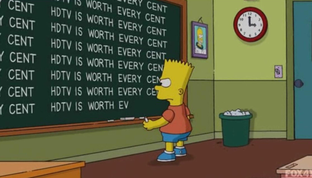 NY INTRO: TV-serien Simpsons har fått ny intro, etter nesten 20 år.