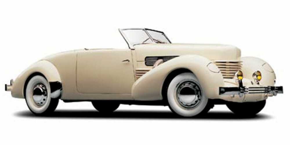 SPESIELL US-BIL: Amerikansk bilindustri har fått mye kjeft for å være dårlige på innovasjon. Denne 1936-modellen, Cord 810, var imidlertid langt forut for sin tid.