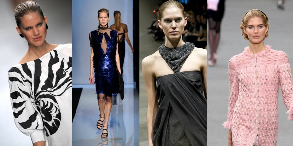 ISELIN STEIRO: Iselin gikk mange av vårvisningene for 2009. Her er hun på catwalken for Stella McCartney, Costume National, høst/vinter for Iselin Steiro og Chanel. ISELIN STEIRO: Iselin gikk mange av vårvisningene for 2009. Her er hun på catwalken for Stella McCartney, Costume National, høst/vinter for Iselin Steiro og Chanel.