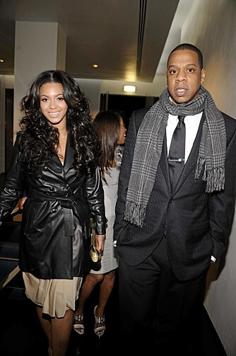 R&B-dronning Beyoncé og hennes ektemann, rapperen Jay-Z.