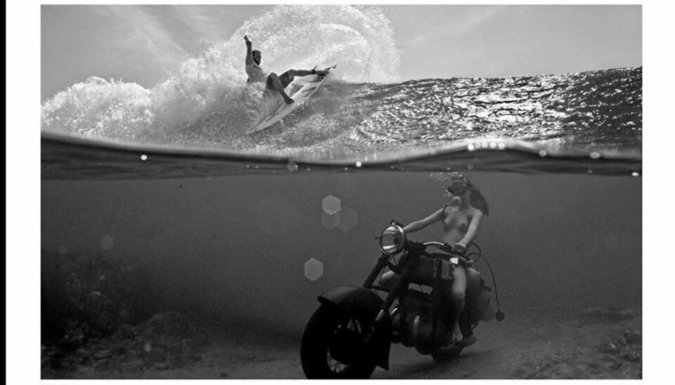 MC-SURF: Fra serie av Dustin Humphrey for Insight. Ikke prøv dette i badekaret.