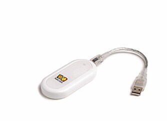 USB-DONGEL: Netcom sitt mobile bredbåndsmodem kobles til PC-en via USB.