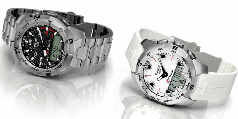 SPORTY: Tissot har laget en ny serie klokker for den sporty og eventyrlystne med hele 11 ulike funksjoner.
