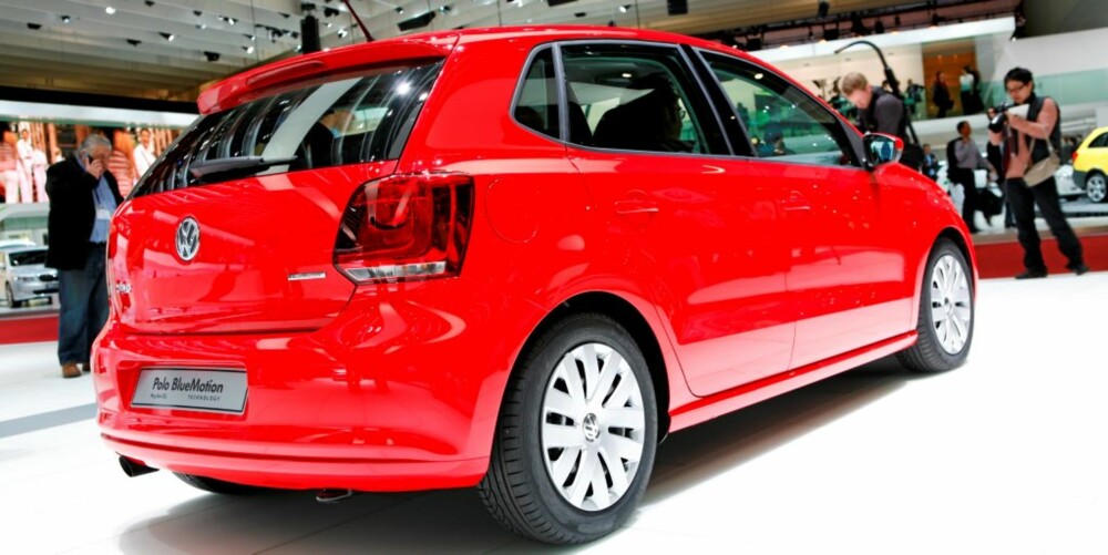 STOR SMÅBIL: Volkswagen Polo er like stor innvendig som storebror Golf var på midten av nittitallet.