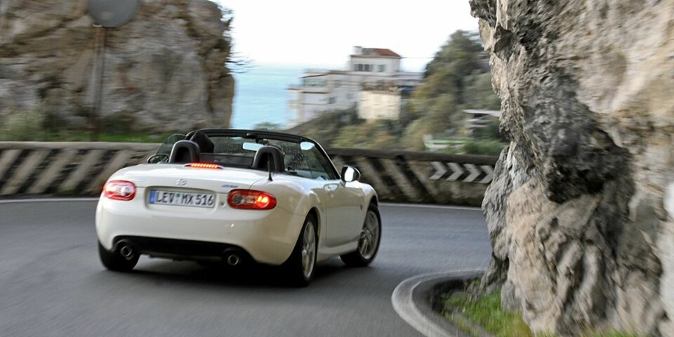God fart i svingene er sterkt vanedannende i en MX-5.