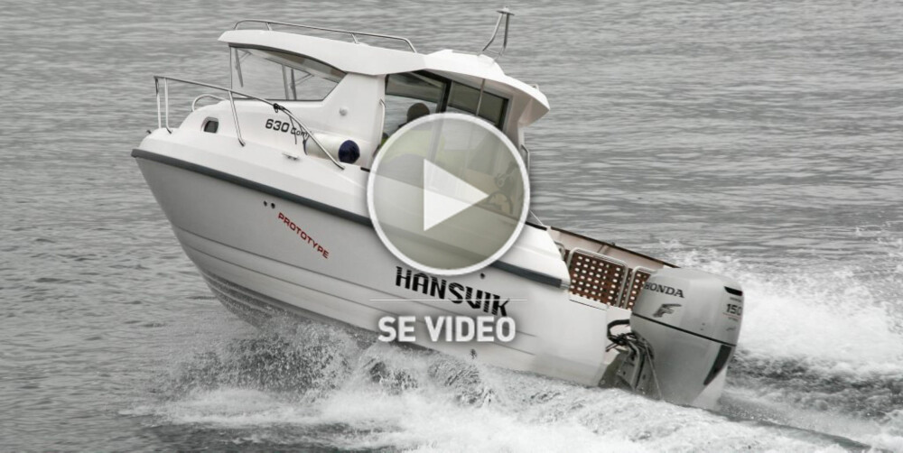 HANSVIK 630 CS: Praktisk allværsbåt med flere bruksområder. HANSVIK 630 CS: Praktisk allværsbåt med flere bruksområder.
