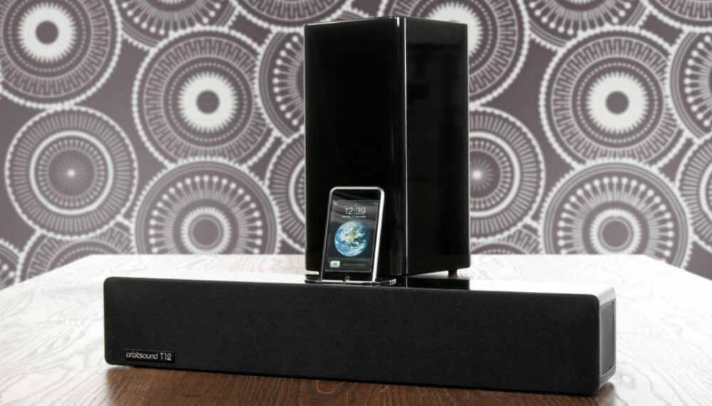 Det at Orbitsound T12 har en egen iPod-dokking er kanskje det sterkeste salgsargumentet.