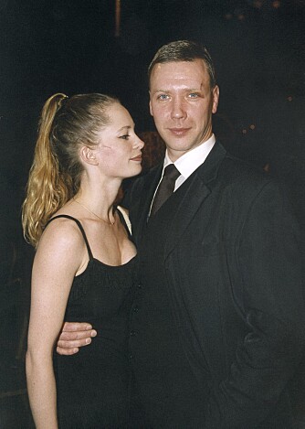 Mikael Persbrandt og Maria Bonnevie under Guldbaggeutdelingen i 2000.