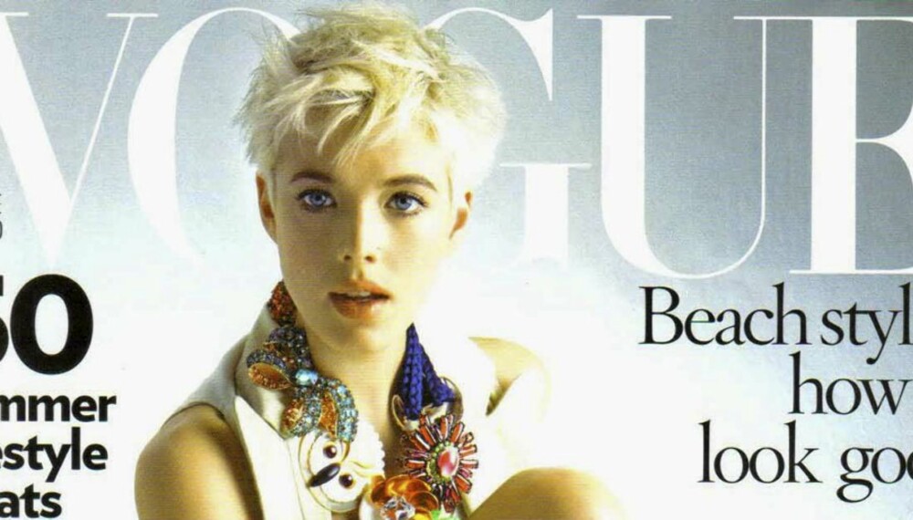 VOGUE: Agyness Deyn er en av verdens best betalte modeller. Men Vogue betaler visst ikke så godt.