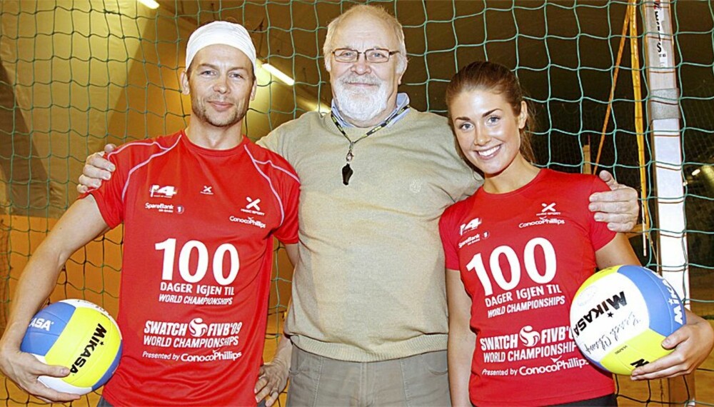 MØTTE SVIGERFAR: ¿ Tone er ei utrolig flott jente, sier Raymond Wardenær, pappaen til Tone Damli Aaberges kjæreste Simen. Han er en legende i volleyballmiljøet i Norge.