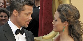 BRYLLUPSKLOKKER?: Brad Pitt vil at Angelina Jolie skal gi ham sitt ja, ifølge OK!