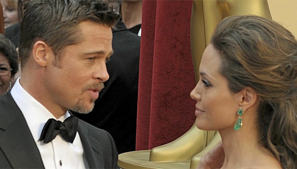 BRYLLUPSKLOKKER?: Brad Pitt vil at Angelina Jolie skal gi ham sitt ja, ifølge OK!
